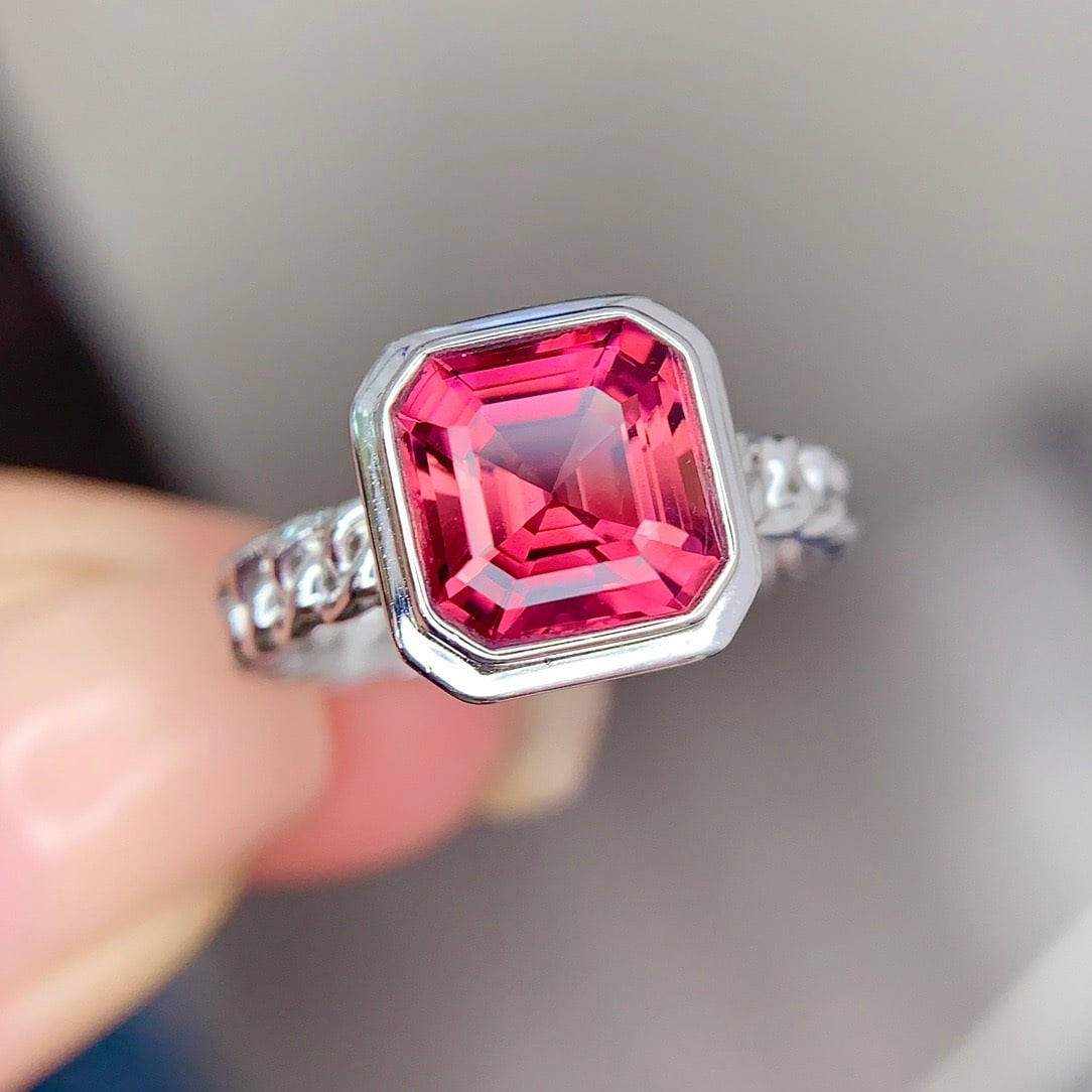 14k Gold 3.6 Ct Natural Tourmaline Ring - 3