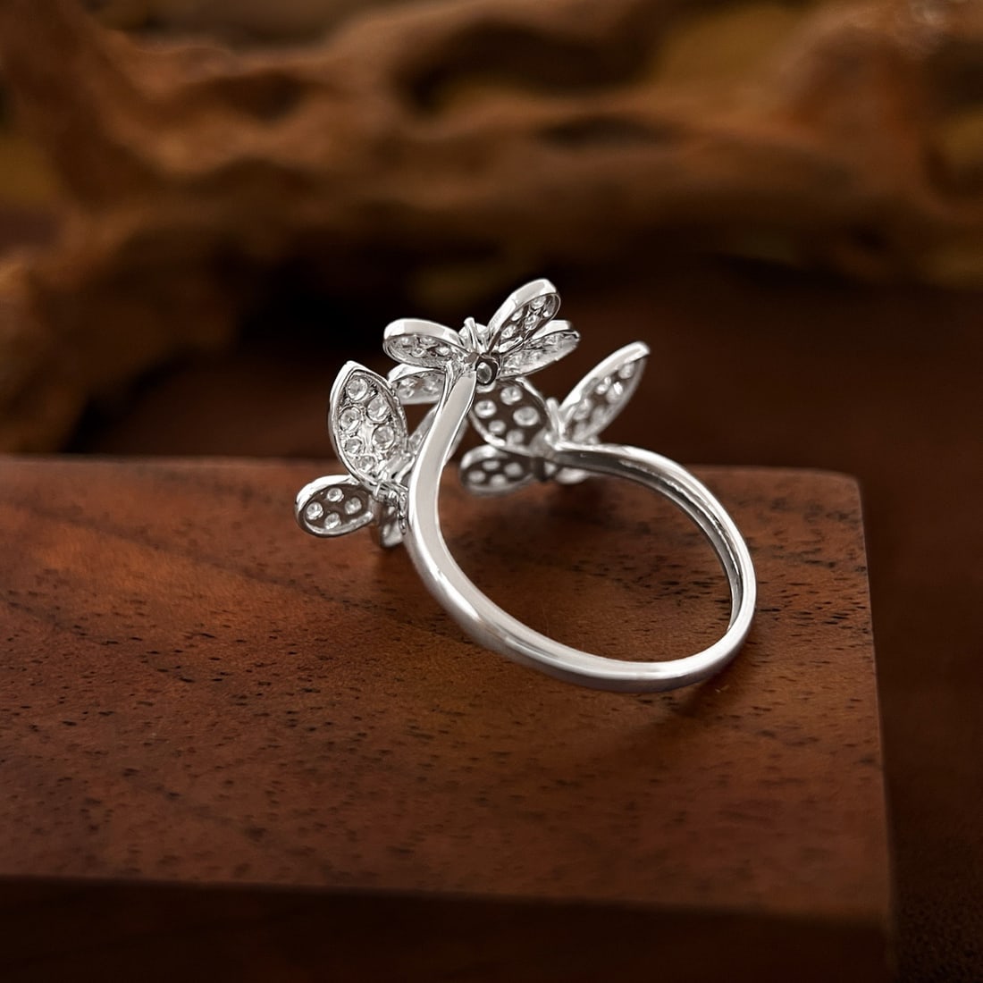 14k Gold 1.28 Ct Natural H Diamond Ring - 3