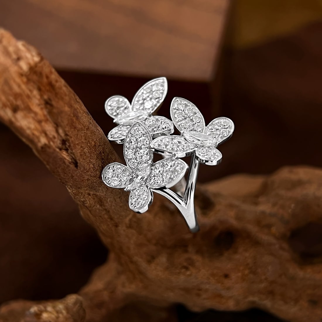 14k Gold 1.28 Ct Natural H Diamond Ring - 4