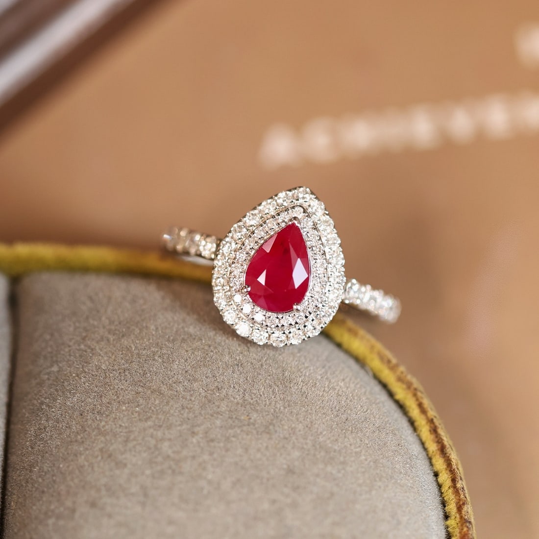 14k Gold 1.66 Ctw Natural Ruby & Diamond Ring - 4