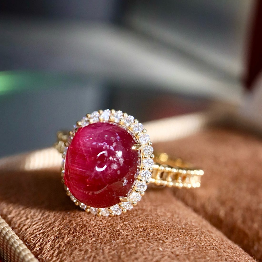14k Gold 3.94 Ctw Natural Tourmaline & Diamond Ring - 3