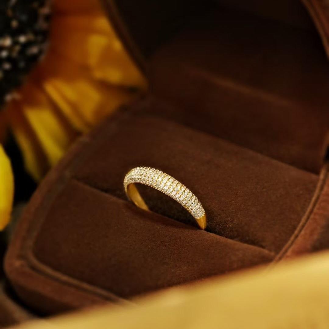 14k Gold 0.48 Ct Natural H Diamond Ring: Ref:231159238 // gold content:14k gold // ring size:7. 25us // // main gemstone:diamond // shape:round // carat weight:0. 48ct // clarity grade:vs-si // color:h // treatment:natural // cut grade:g // 