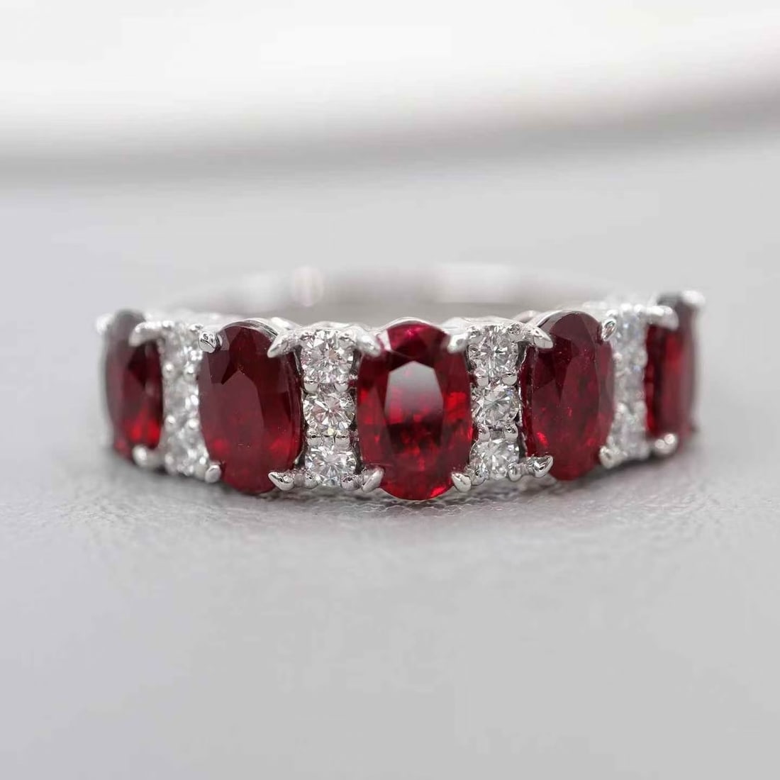 14k Gold 1.88 Ctw Natural Ruby & Diamond Ring (1 of 6)