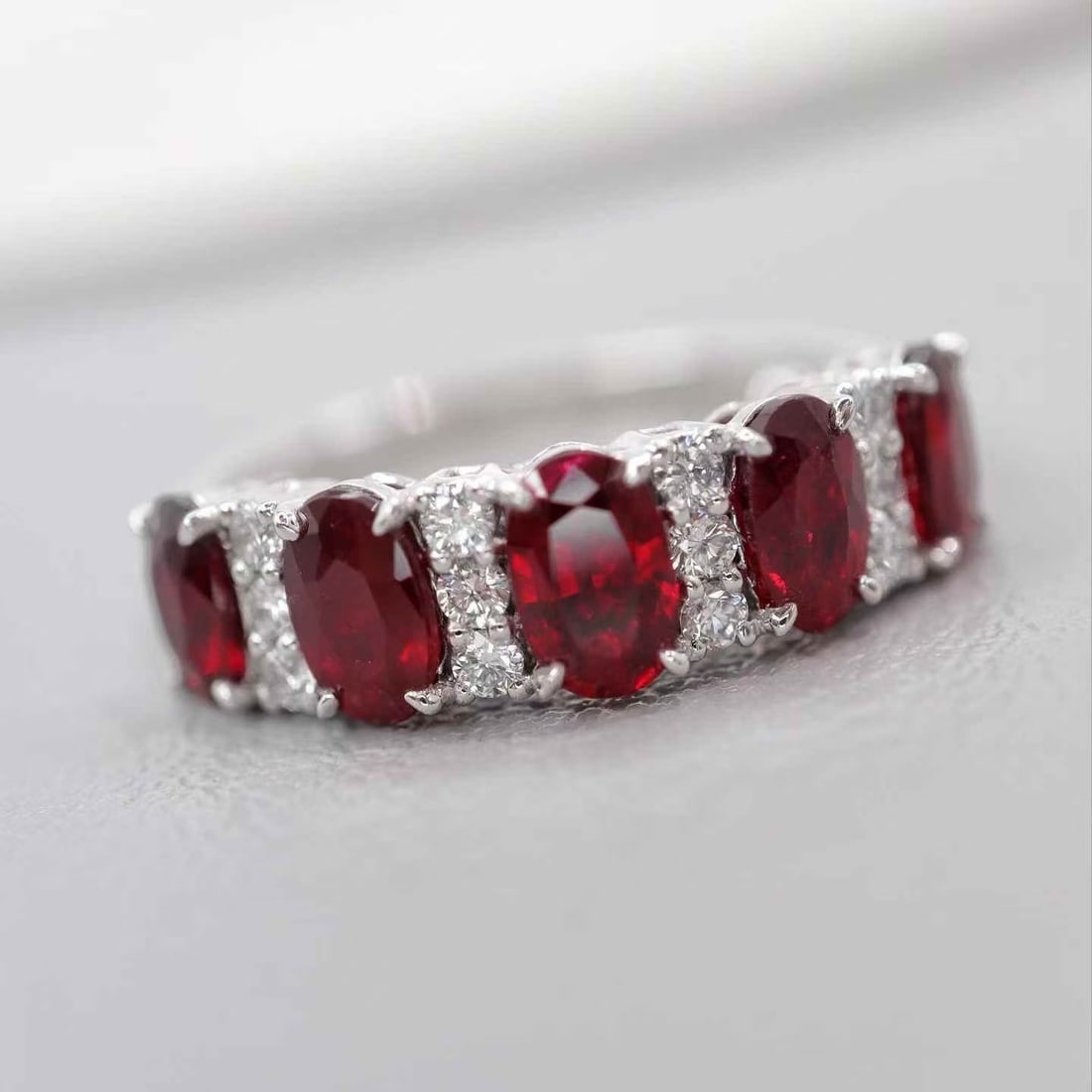 14k Gold 1.88 Ctw Natural Ruby & Diamond Ring - 3