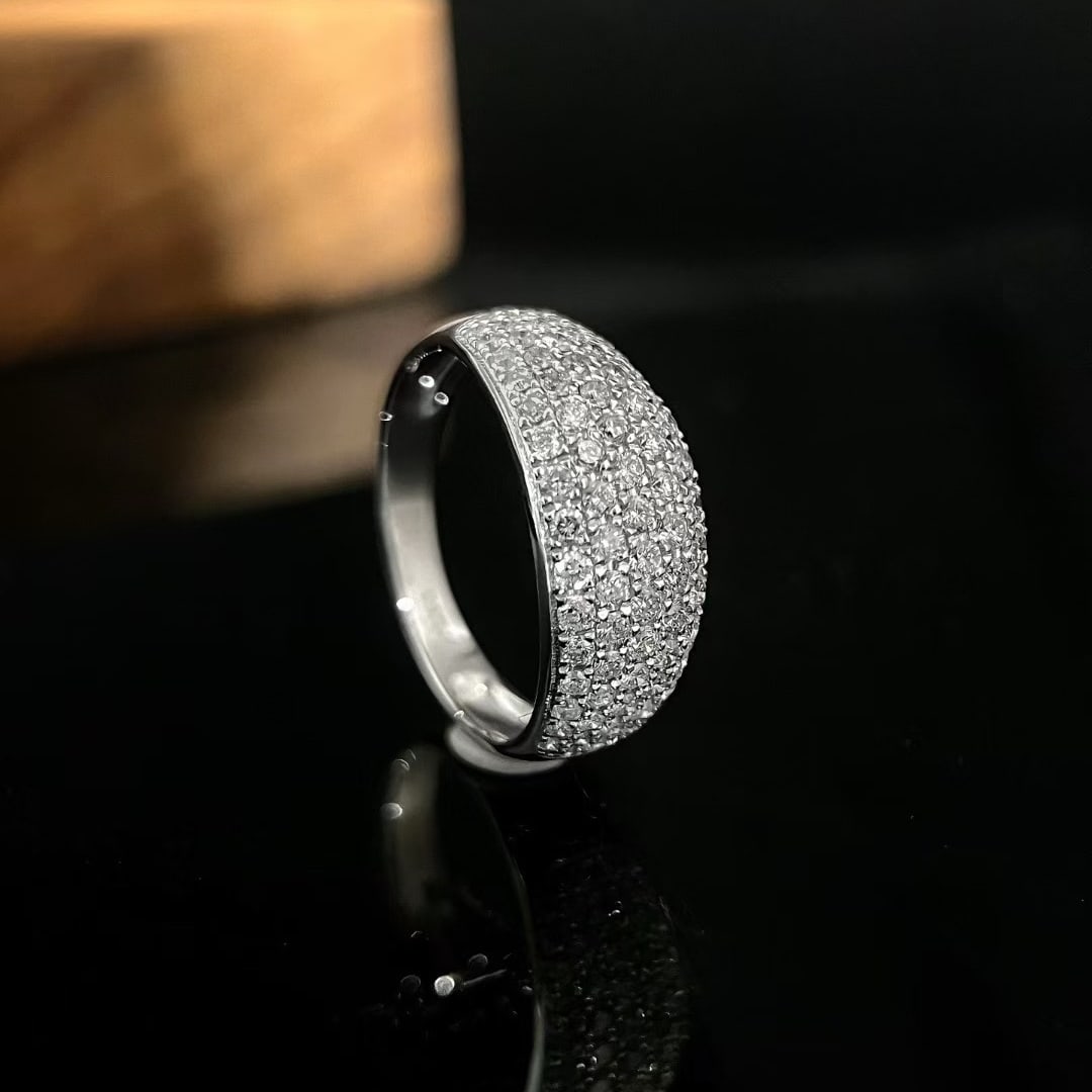 14k Gold 1 Ct Natural H Diamond Ring - 2