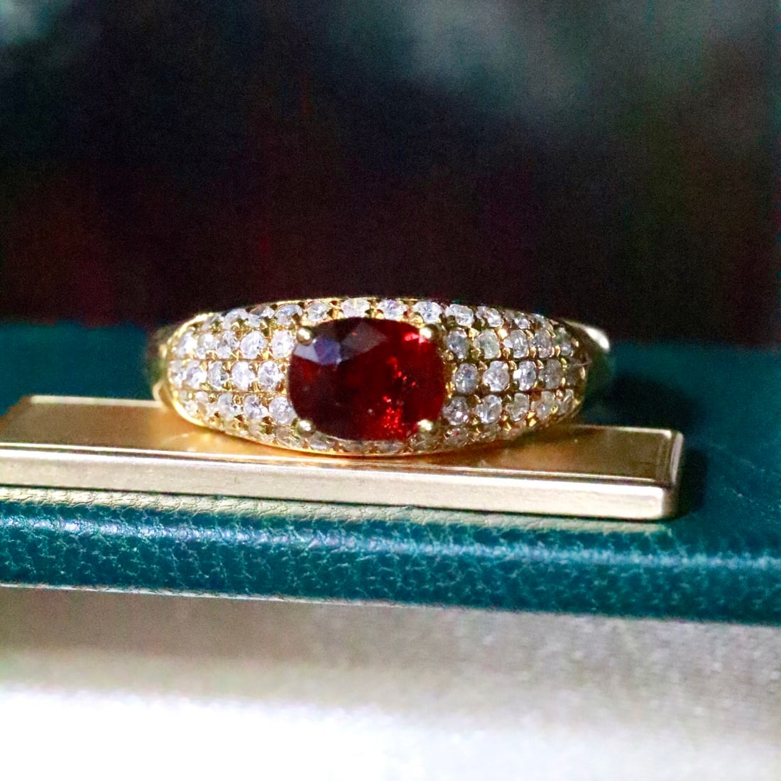 14k Gold 1.27 Ctw Natural Ruby & Diamond Ring - 3