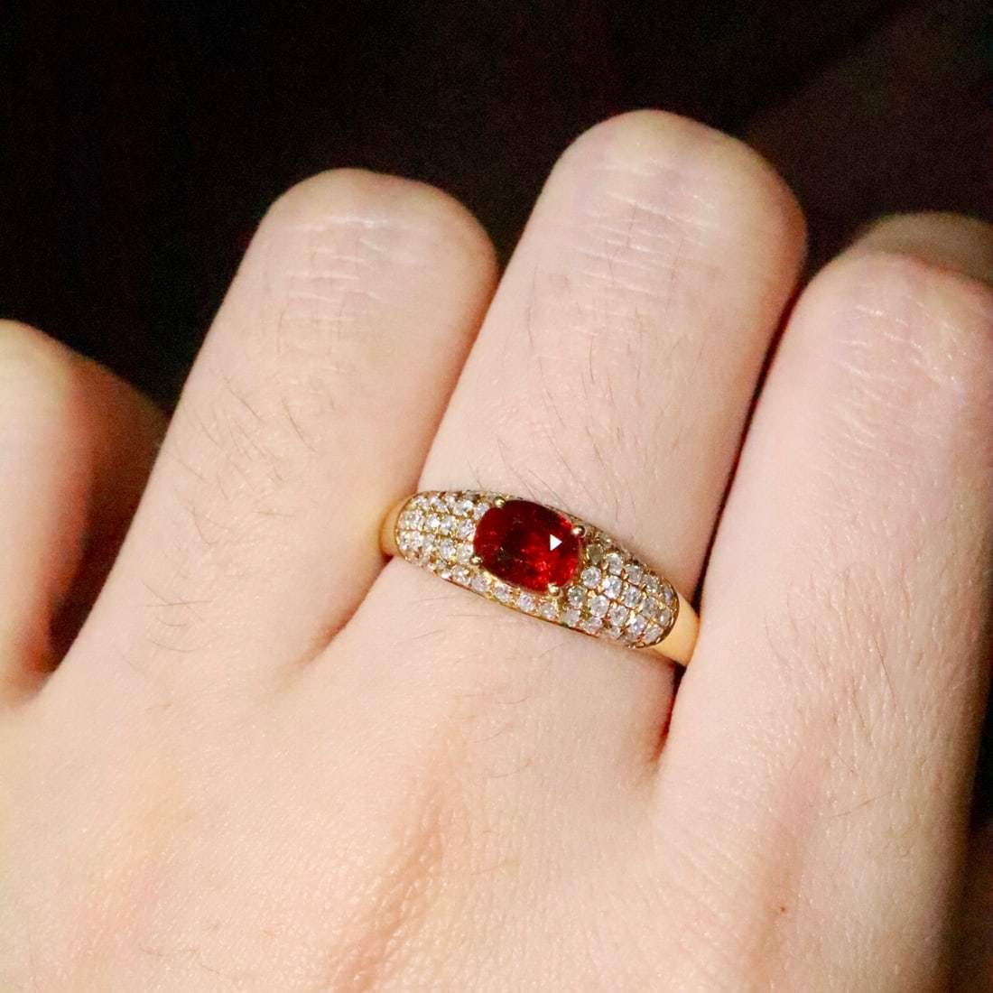 14k Gold 1.27 Ctw Natural Ruby & Diamond Ring - 6