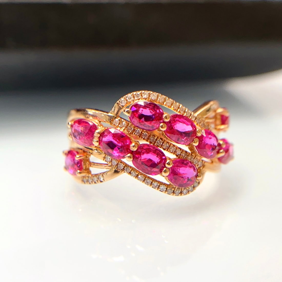 14k Gold 2.65 Ct Natural Ruby & Diamond Pendant( Without Chain ): Ref:231154253 // gold content:14k gold // ring size:7. 25us // // main gemstone:ruby // shape:oval // carat weight:2. 65ct // color:red // treatment:natural // // adjacent gemstone 2 : diamond // numb
