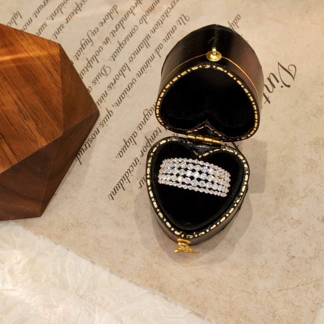 14k Gold 1.10 Ct Natural H Diamond Ring - 9