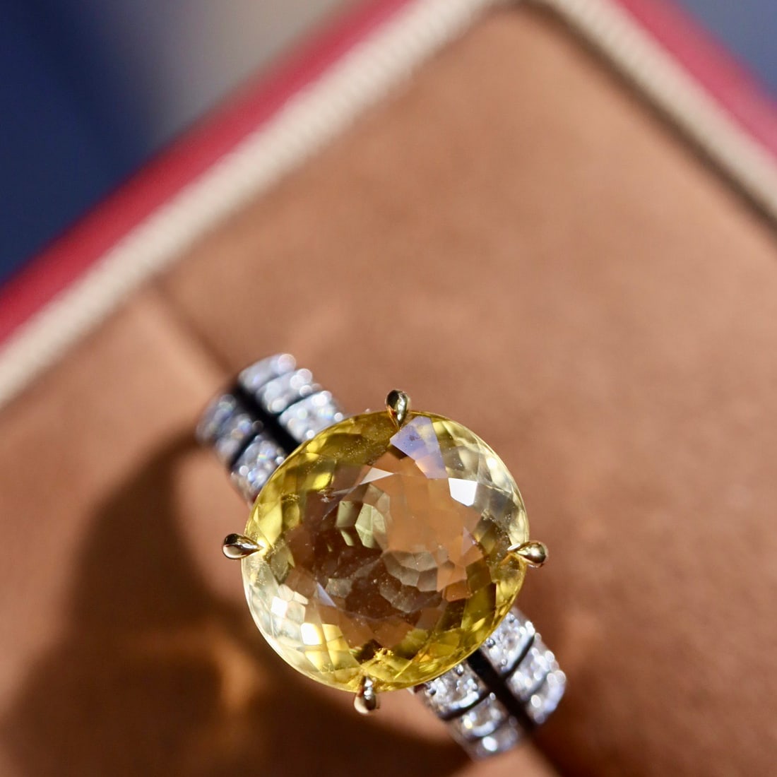 14k Gold 3.57 Ctw Natural Tourmaline & Diamond Ring - 5