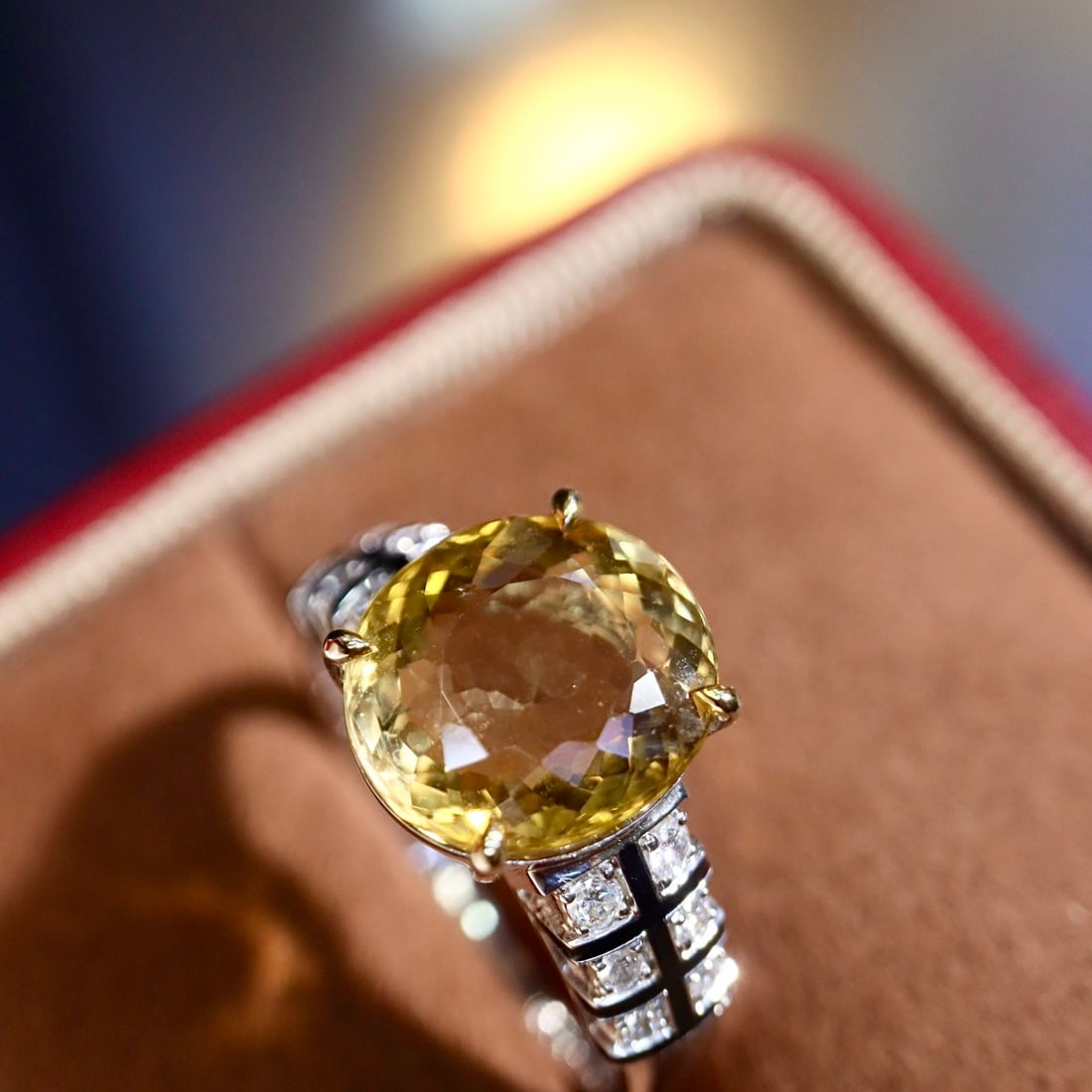 14k Gold 3.57 Ctw Natural Tourmaline & Diamond Ring - 6
