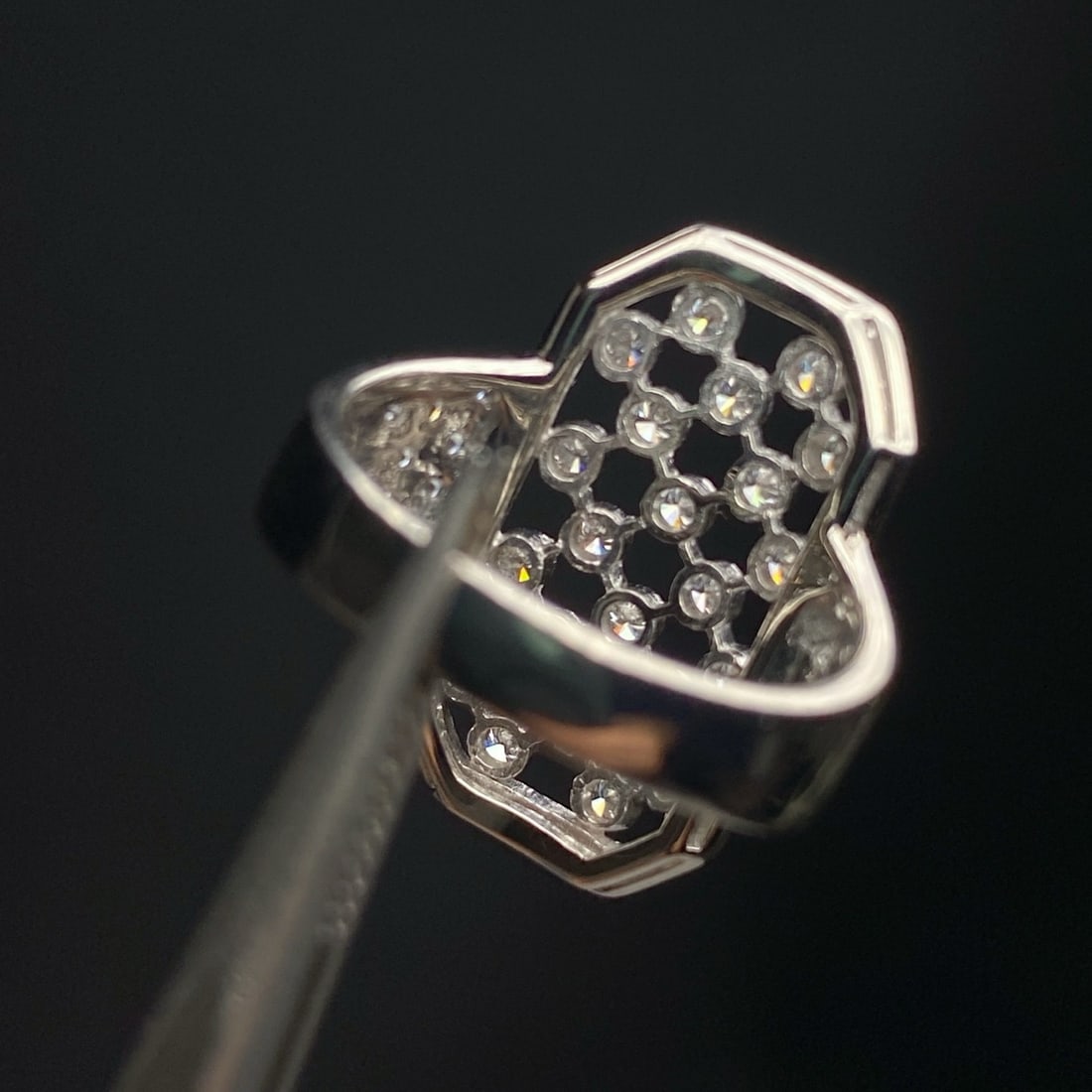 14k Gold 1.10 Ct Natural H Diamond Ring - 6