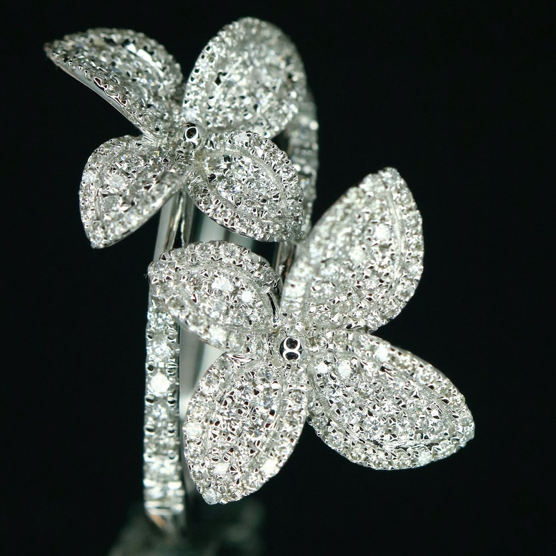 14k Gold 0.68 Ct Natural H Diamond Ring - 9