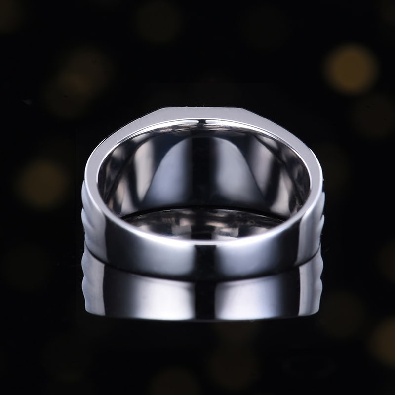 14k Gold 2.71 Ctw Natural Sapphire & Diamond & Men¡¯s Ring - 4
