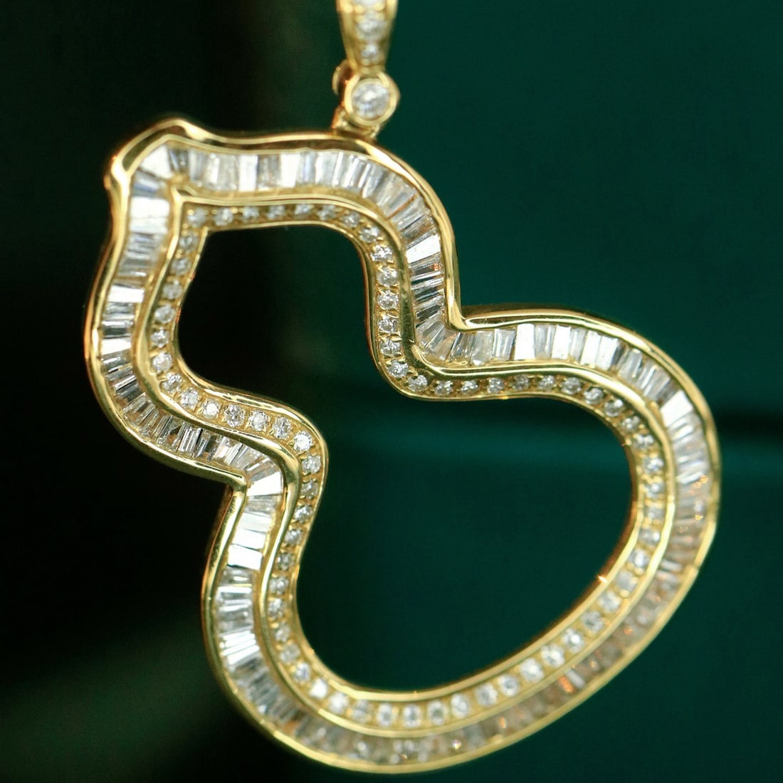 14k Gold 0.88 Ct Natural H Diamond Necklace - 3