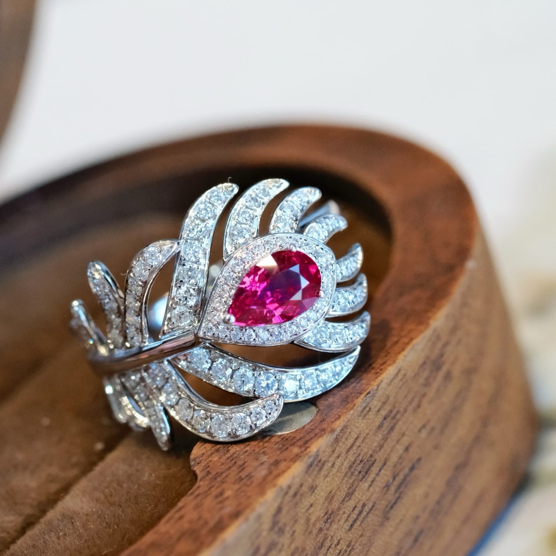 14k Gold 1.28 Ctw Natural Ruby & Diamond Ring - 2