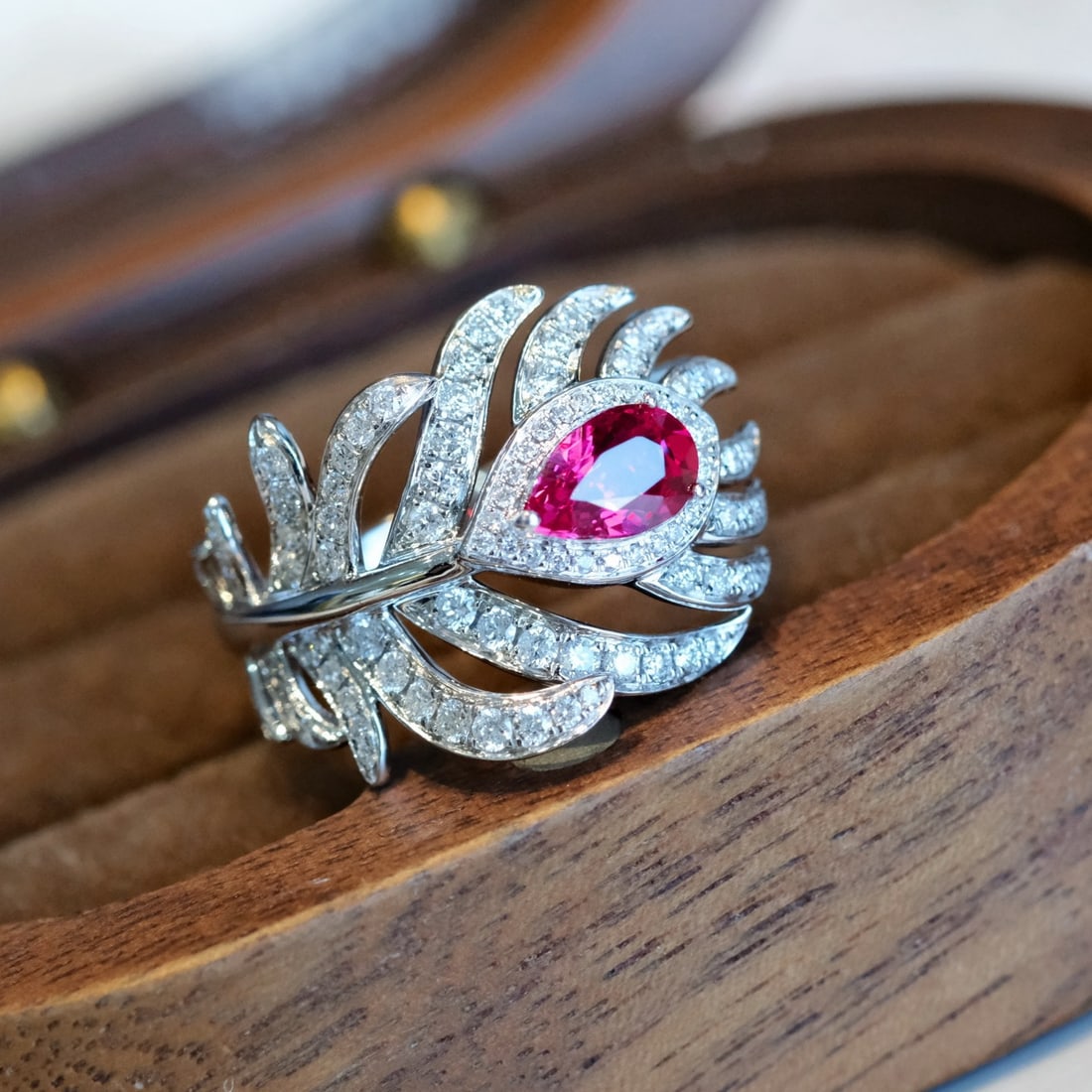 14k Gold 1.28 Ctw Natural Ruby & Diamond Ring - 4