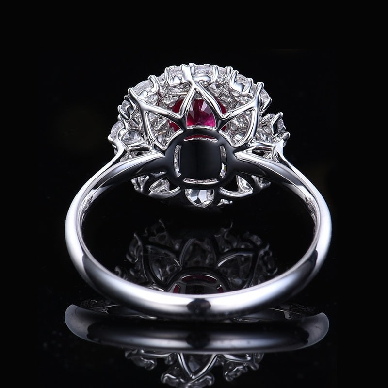 14k Gold 1.87 Ctw Natural Ruby & Sapphire Ring - 5