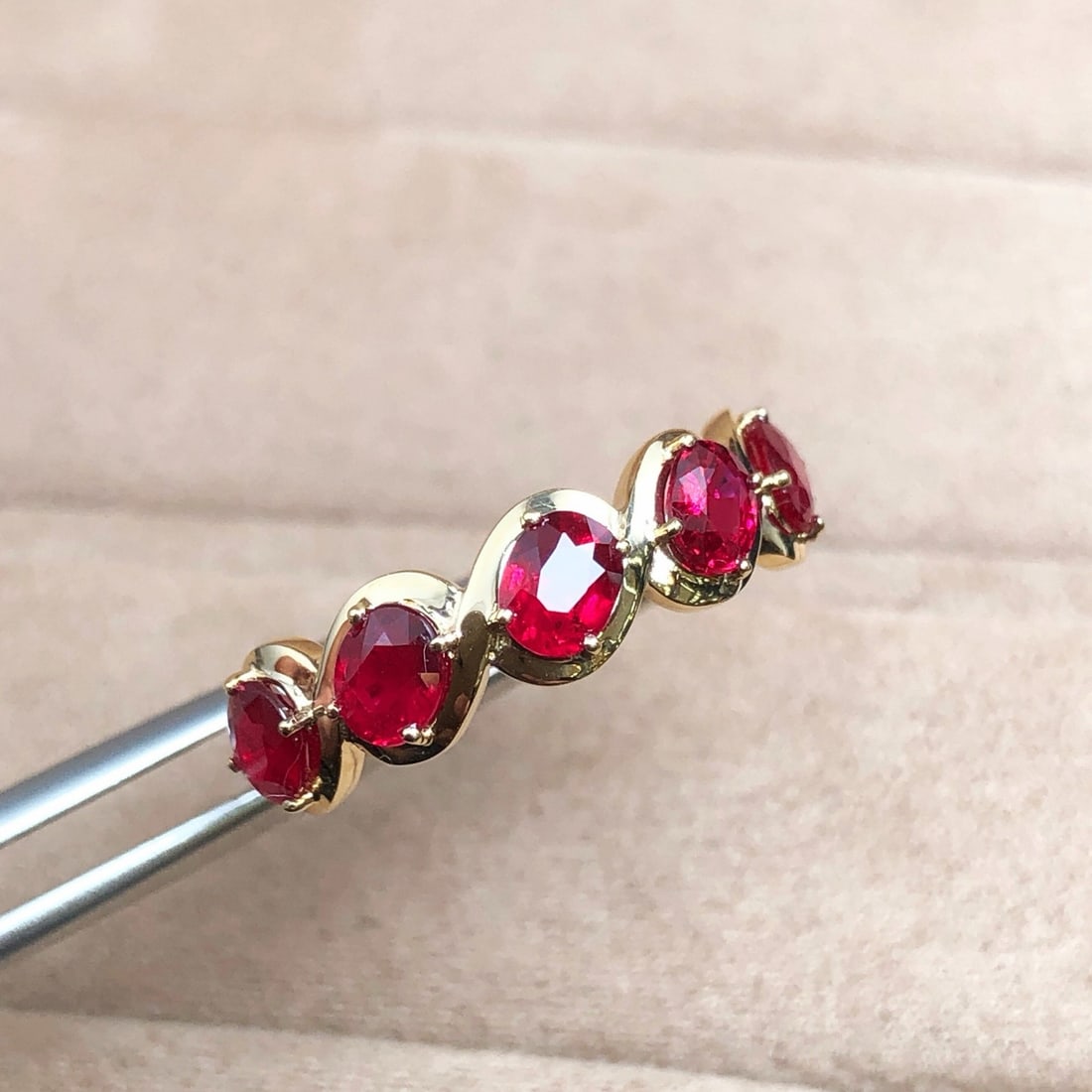 14k Gold 1.46 Ct Natural Ruby Ring - 3