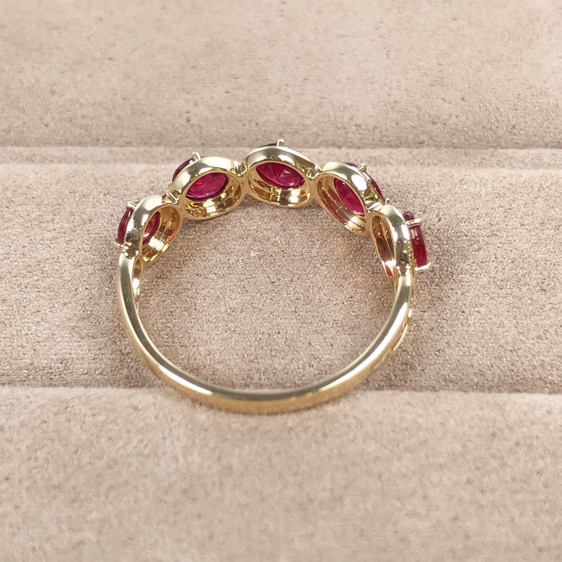 14k Gold 1.46 Ct Natural Ruby Ring - 4
