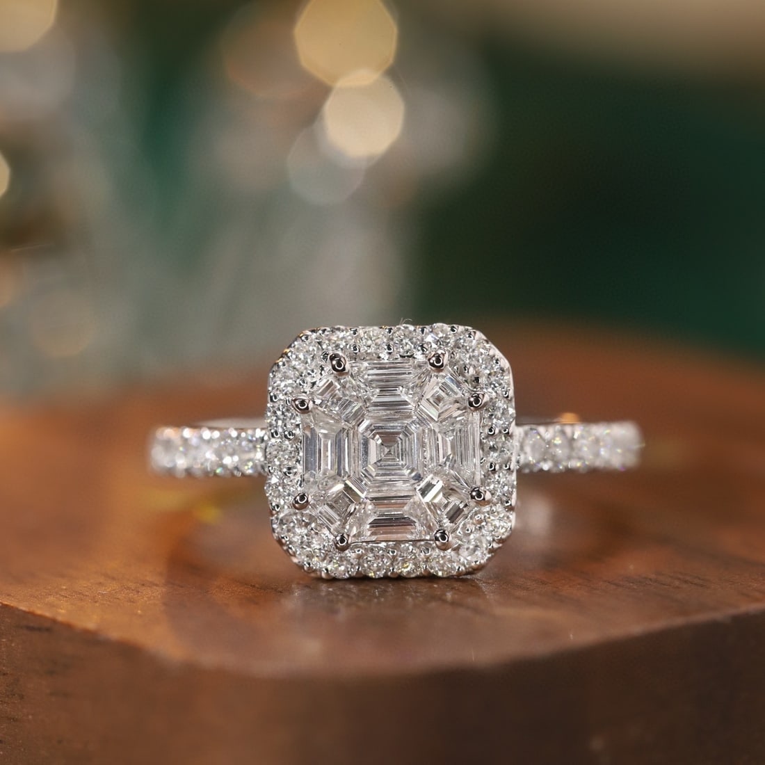 14k Gold 1.07 Ct Natural H Diamond Ring: Ref:231163136 // gold content:14k gold // ring size:7. 25us // // main gemstone:diamond // shape:multiple // carat weight:1. 07ct // clarity grade:vs-si // color:h // treatment:natural // Condition: N