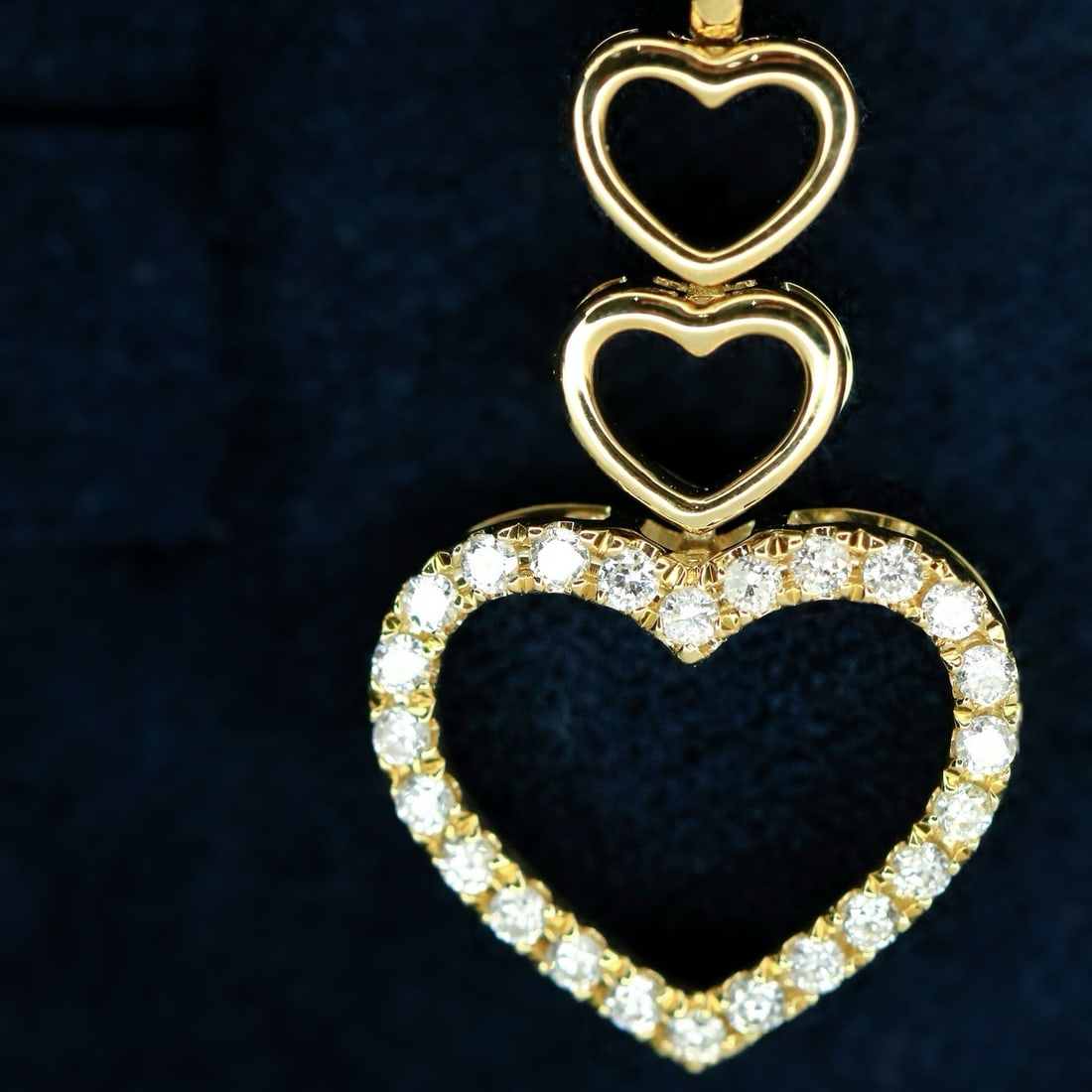 14k Gold 0.19 Ct Natural H Diamond Necklace - 3