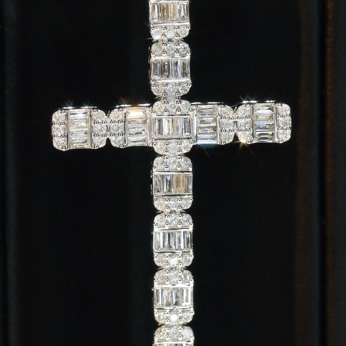 14k Gold 1 Ct Natural H Diamond Necklace - 4