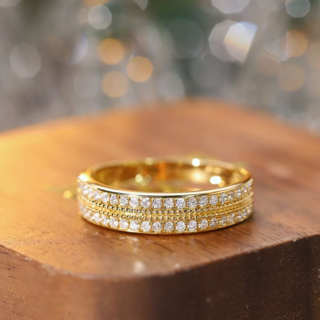 14k Gold 0.3 Ct Natural H Diamond Ring: Ref:231164223 // gold content:14k gold // ring size:7. 25us // // main gemstone:diamond // shape:round // carat weight:0. 3ct // clarity grade:vs-si // color:h // treatment:natural // cut grade:g //