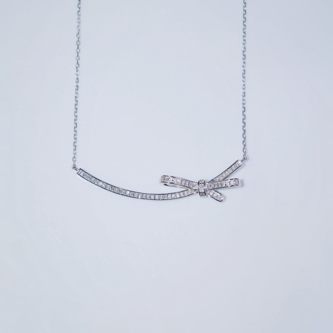 14k Gold 0.15 Ct Natural H Diamond Necklace - 6