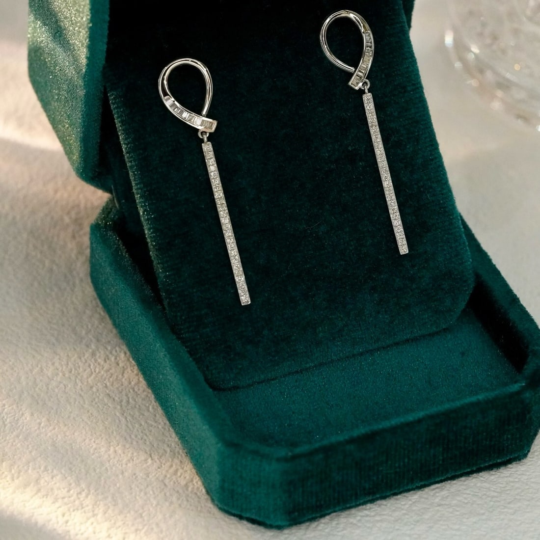 14k Gold 0.5 Ct Natural H Diamond Earrings - 3