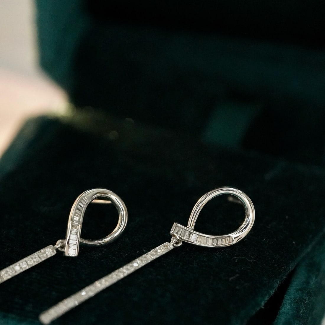 14k Gold 0.5 Ct Natural H Diamond Earrings - 6