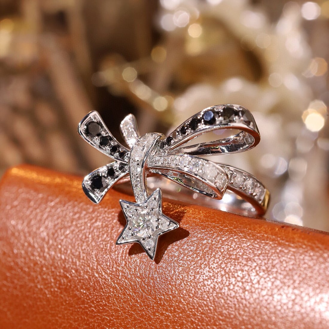 14k Gold 1 Ct Natural Color Diamond Ring - 8