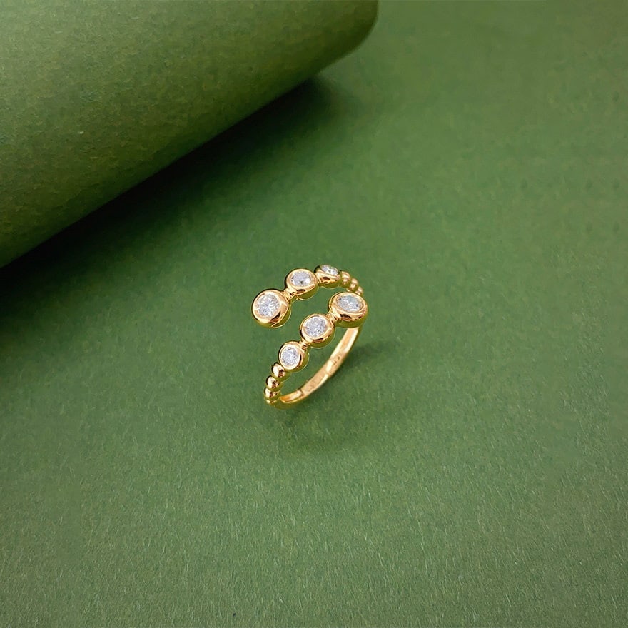 14k Gold 0.6 Ct Natural H Diamond Ring: Ref:231166036 // gold content:14k gold // ring size:7. 25us // // main gemstone:diamond // shape:round // carat weight:0. 6ct // clarity grade:vs-si // color:h // treatment:natural // cut grade:g //