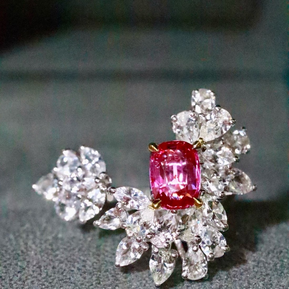 14k Gold 1.30 Ctw Natural Ruby & Diamond Ring (1 of 7)