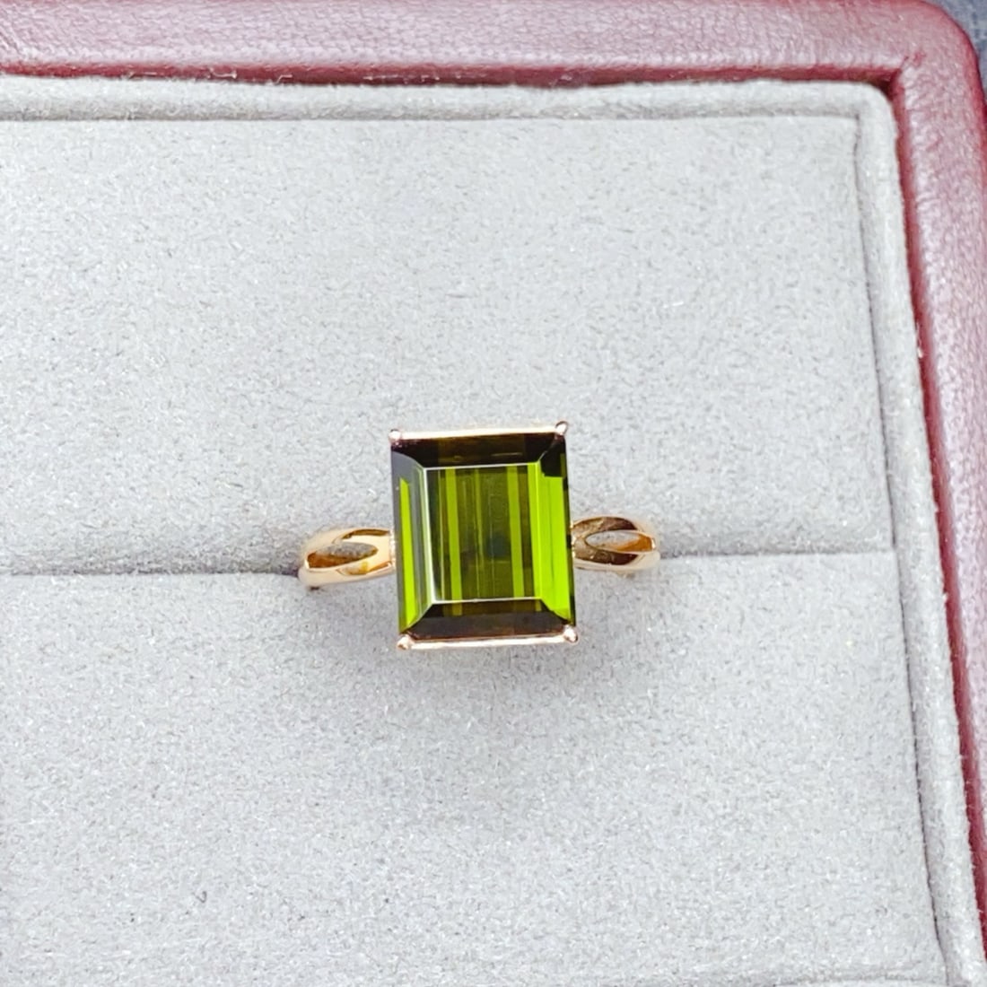 14k Gold 4.32 Ctw Natural Tourmaline & Diamond Ring - 5