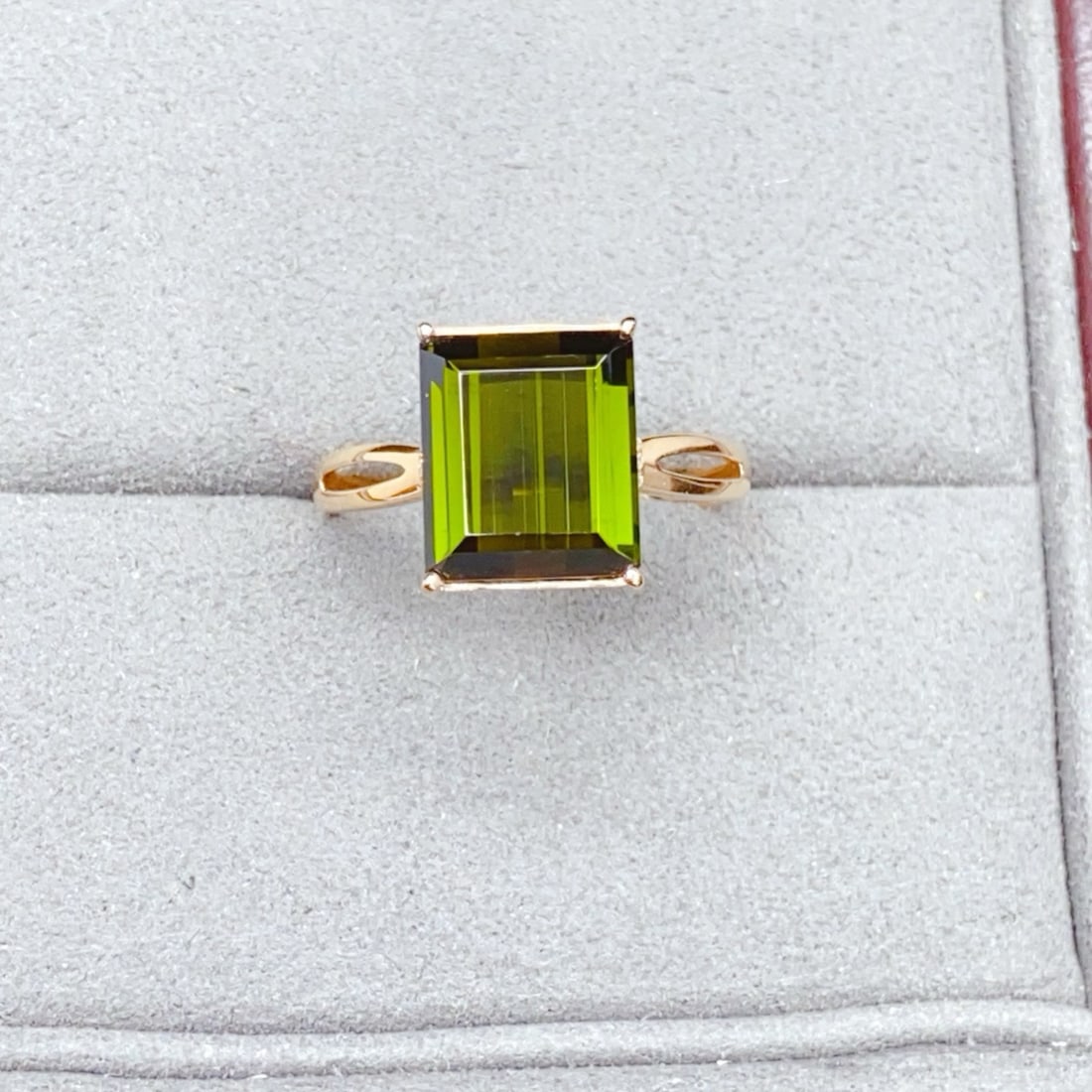 14k Gold 4.32 Ctw Natural Tourmaline & Diamond Ring - 6