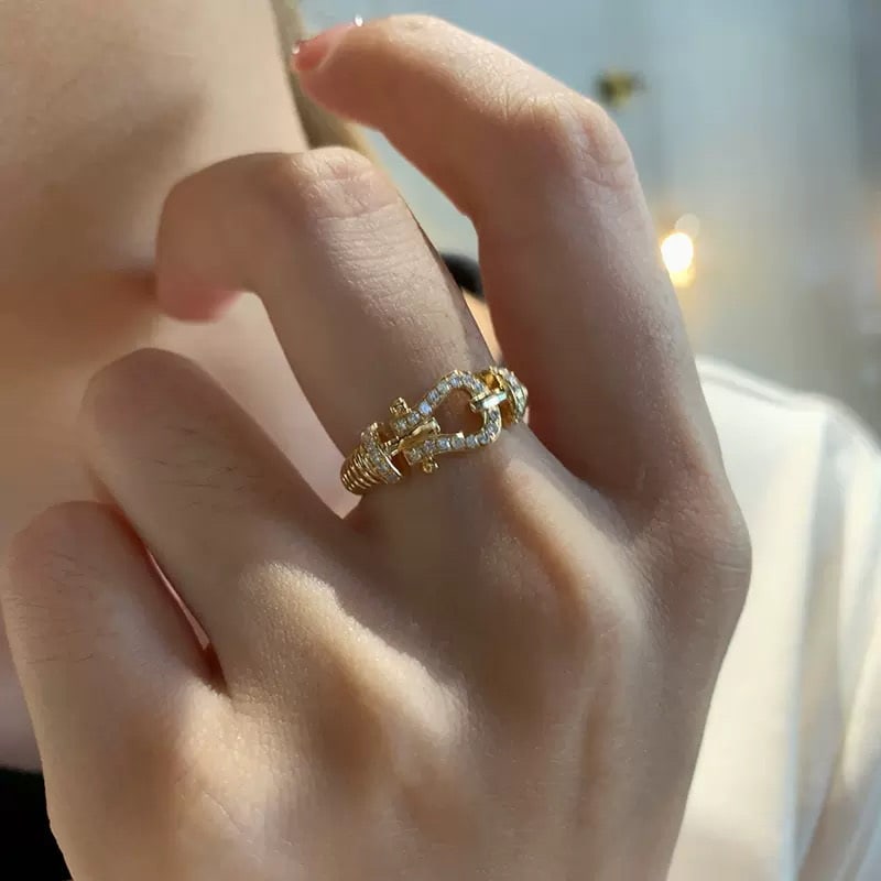 14k Gold 0.18 Ct Natural H Diamond Ring - 2