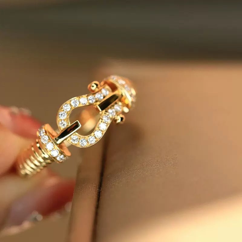 14k Gold 0.18 Ct Natural H Diamond Ring - 5