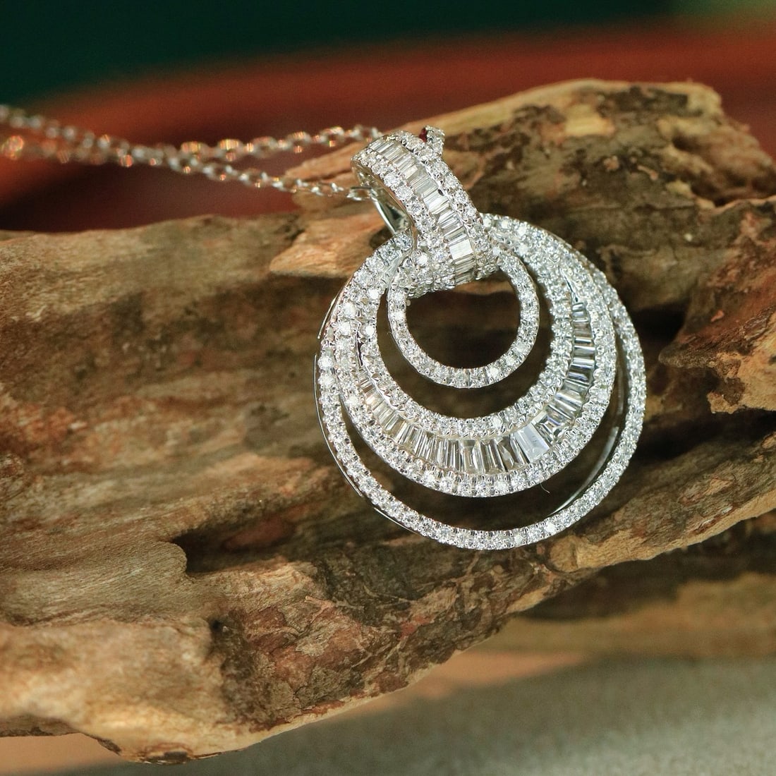 14k Gold 0.5 Ct Natural H Diamond Necklace - 2