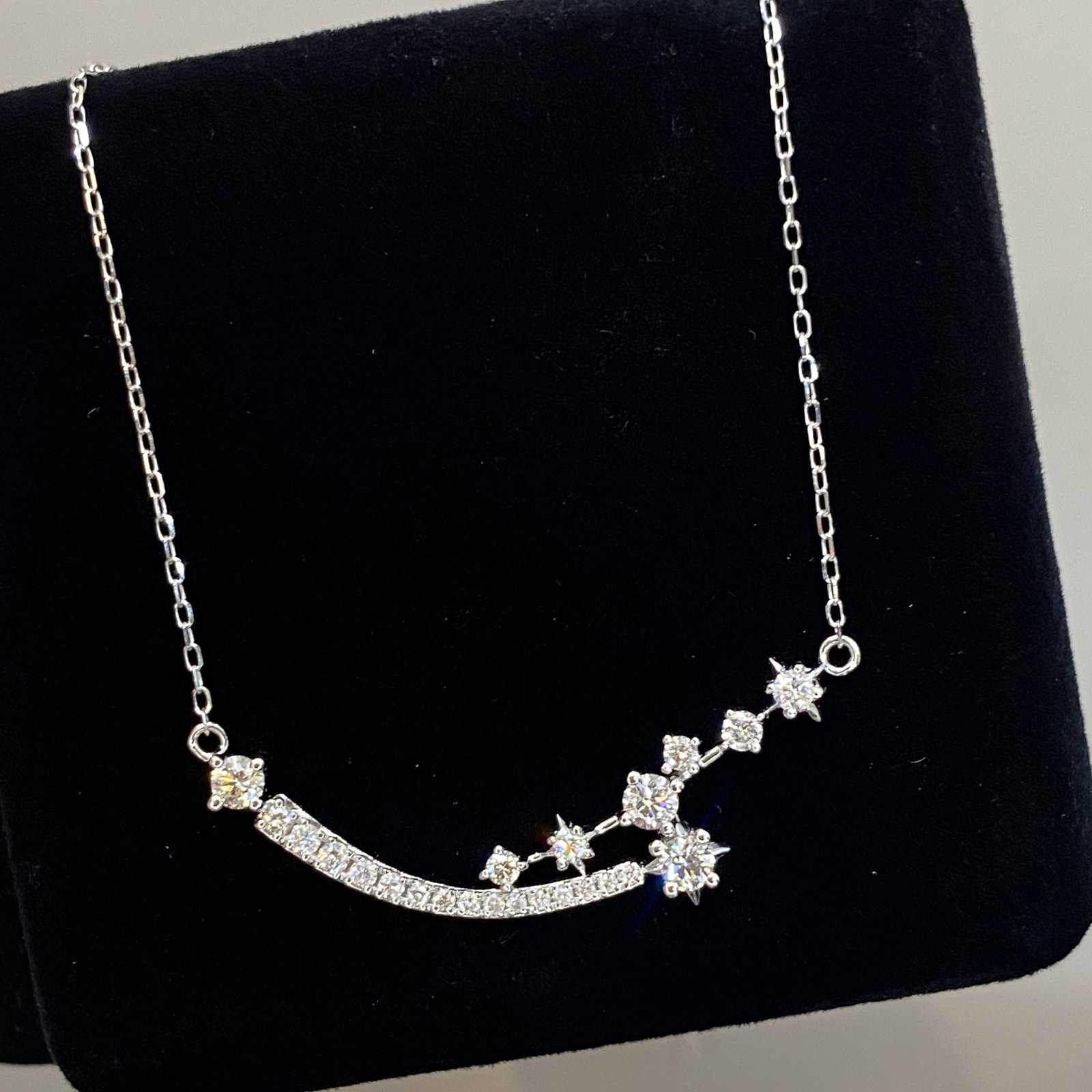 14k Gold 0.5 Ct Natural H Diamond Necklace - 5