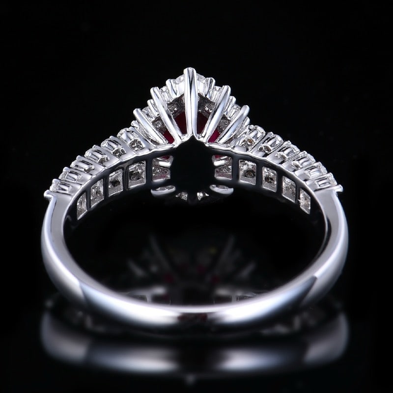14k Gold 1.65 Ctw Natural Ruby & Diamond Ring - 5