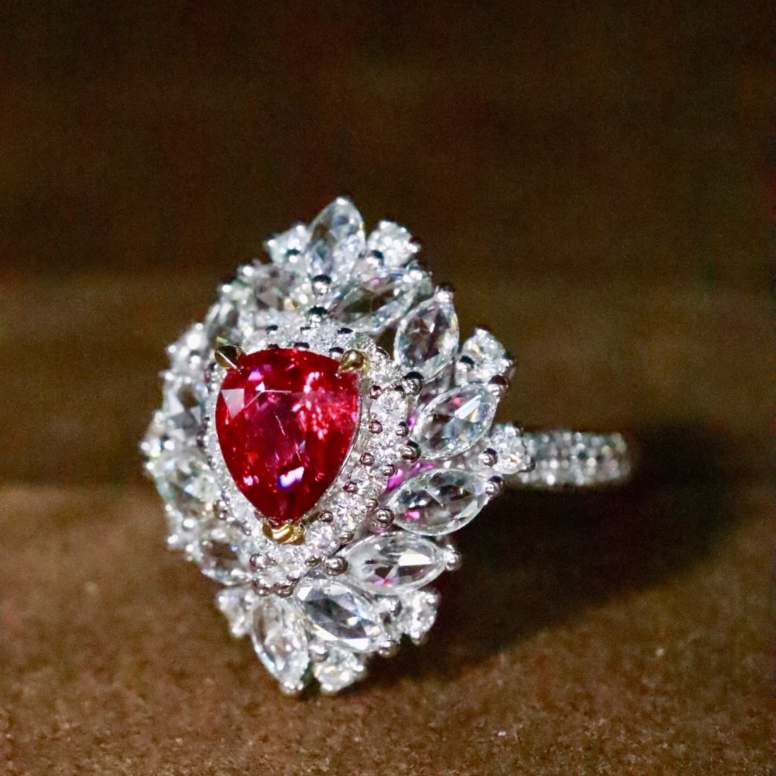 14k Gold 2.13 Ctw Natural Ruby & Diamond Ring - 2