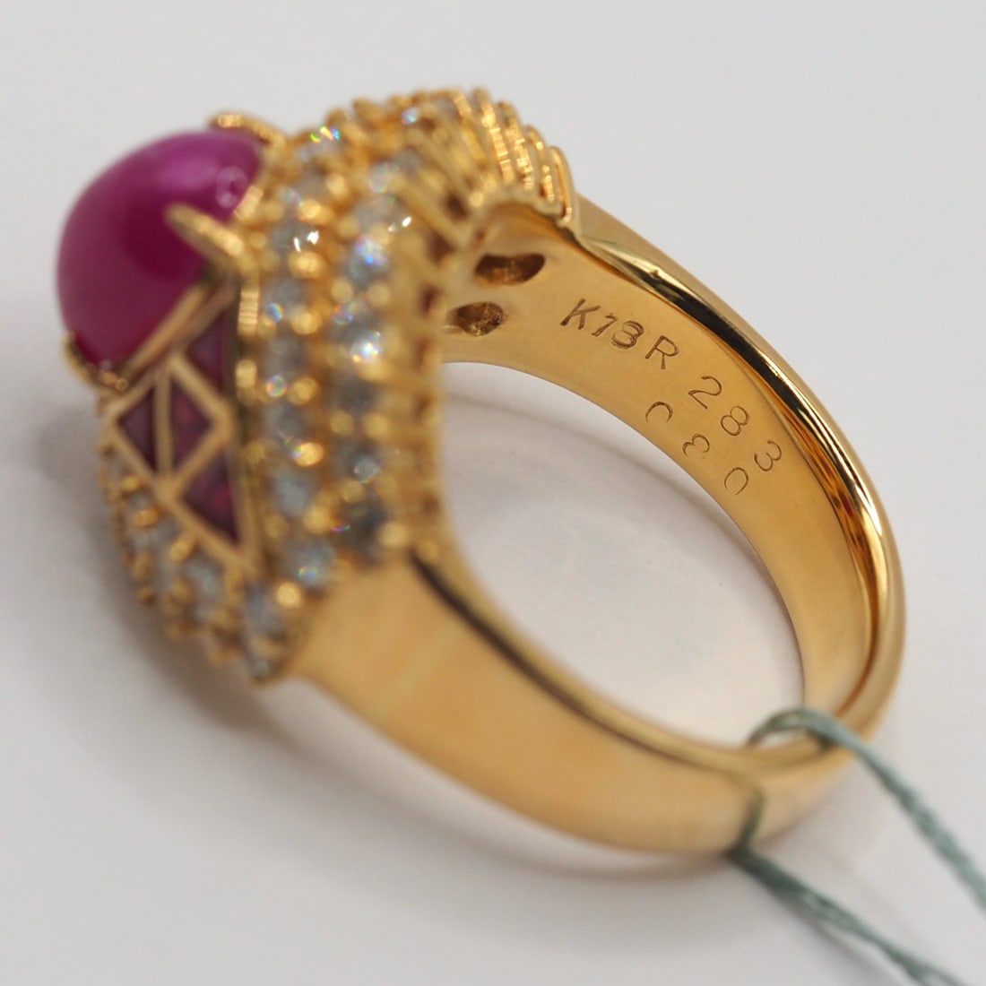 14k Gold 4.20 Ctw Natural Ruby & Diamond Ring - 3