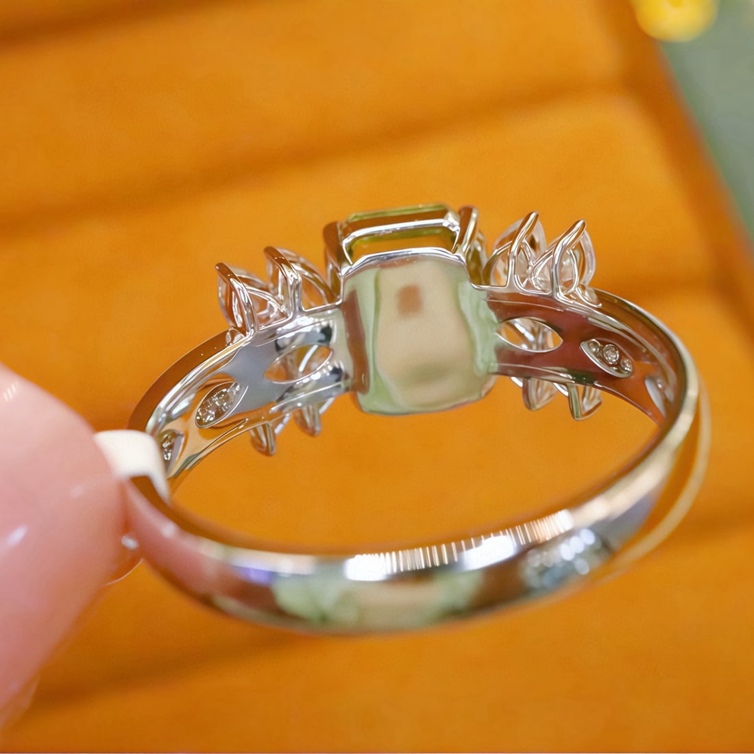 14k Gold 2.12 Ctw Natural Chrysoberyl & Diamond Ring - 4