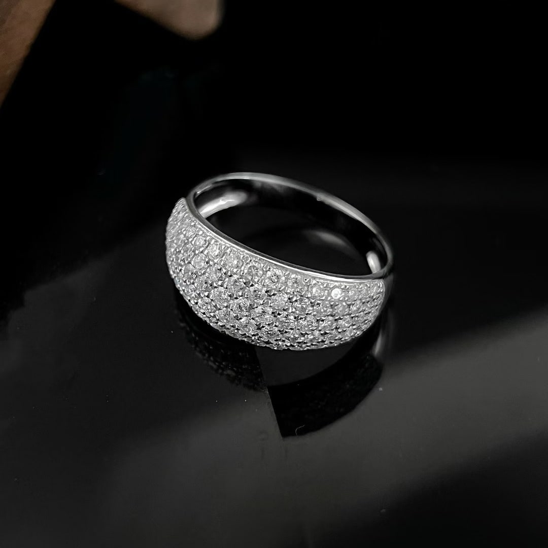 14k Gold 1 Ct Natural H Diamond Ring - 3