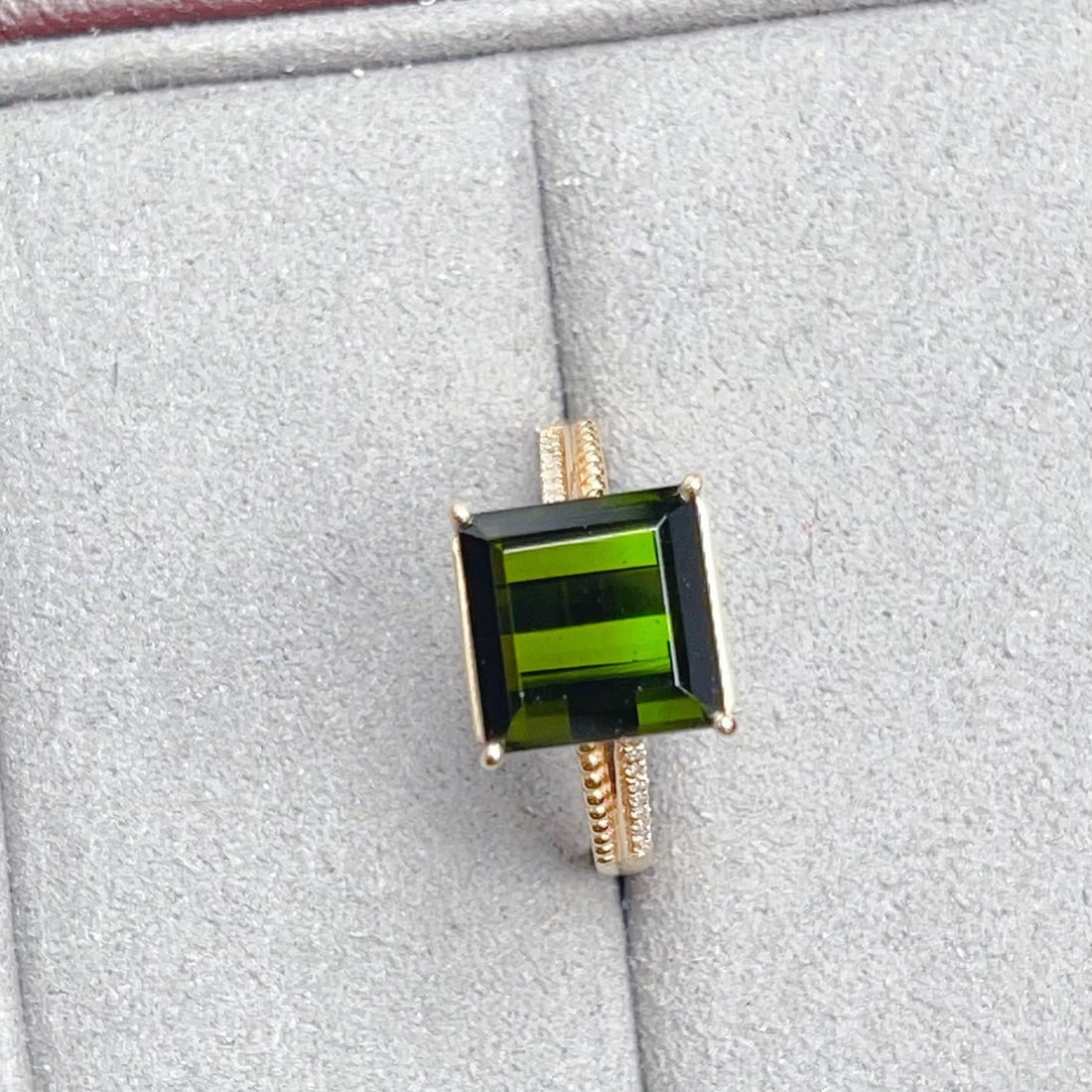 14k Gold 5.25 Ctw Natural Tourmaline & Diamond Ring - 6