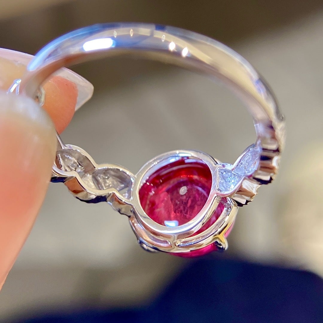 14k Gold 3.45 Ct Natural Tourmaline Ring - 5
