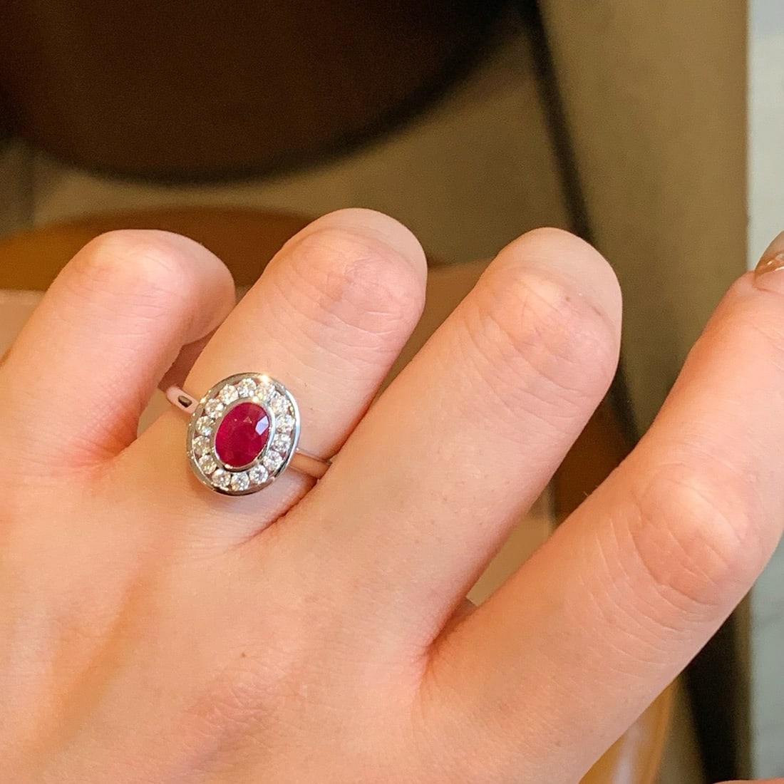 14k Gold 1.53 Ctw Natural Ruby & Diamond Ring - 6