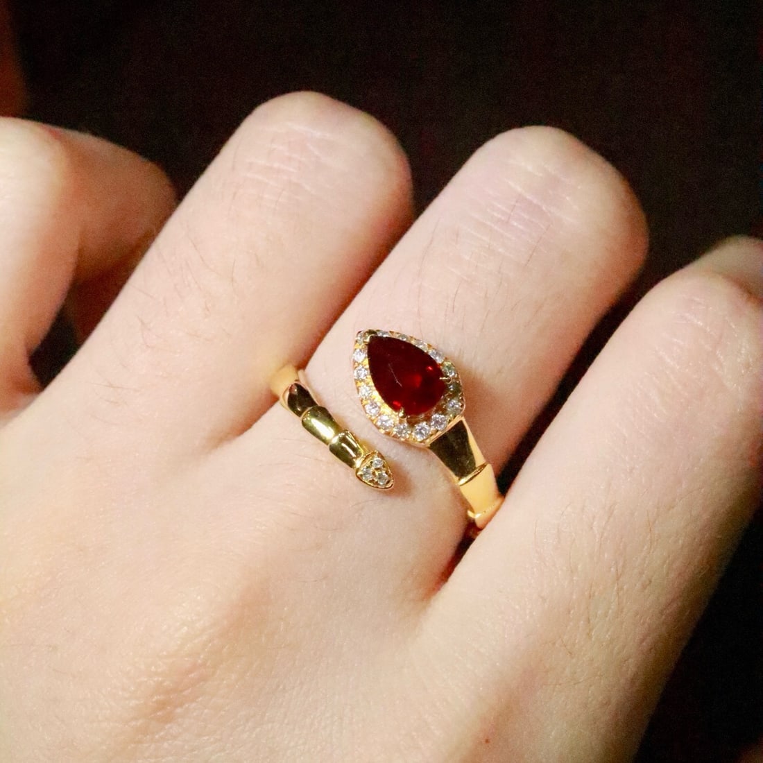 14k Gold 1.04 Ctw Natural Ruby & Diamond Ring - 6