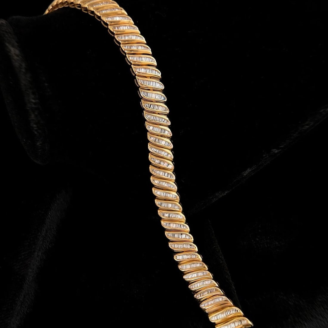 14k Gold 3 Ct Natural H Diamond Bracelet - 3